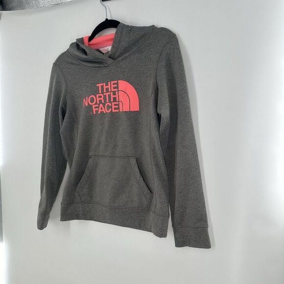 The North Face Hoodie Womens XS Gray Long Sleeve Hand Pockets - Picture 5 of 15